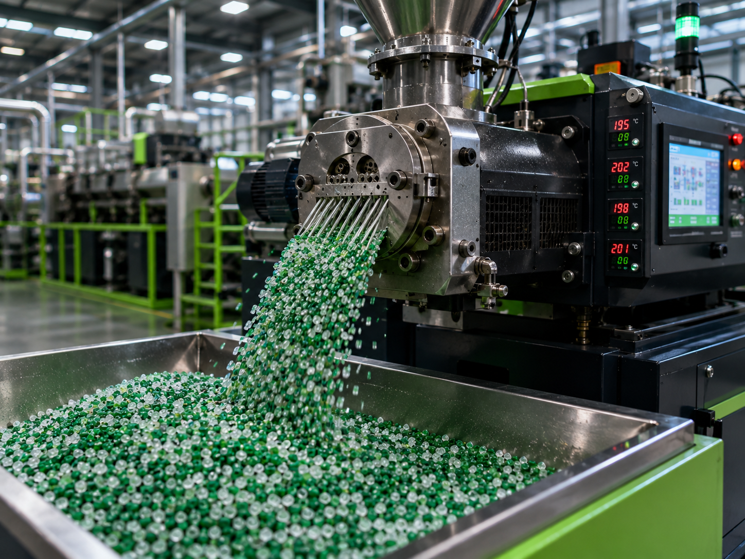 Placeholder image of the extrusion line